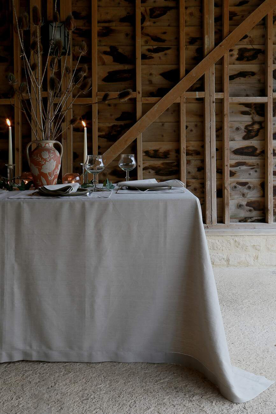Linen Cotton Tablecloth Set Reed Family